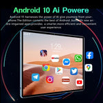 BDF P70 10.1 inch 4G LTE Tablet PC, 4GB+64GB, Android 10 MTK6750 Octa Core, Support Dual SIM, EU Plug, 6GB+128GB, EU Plug