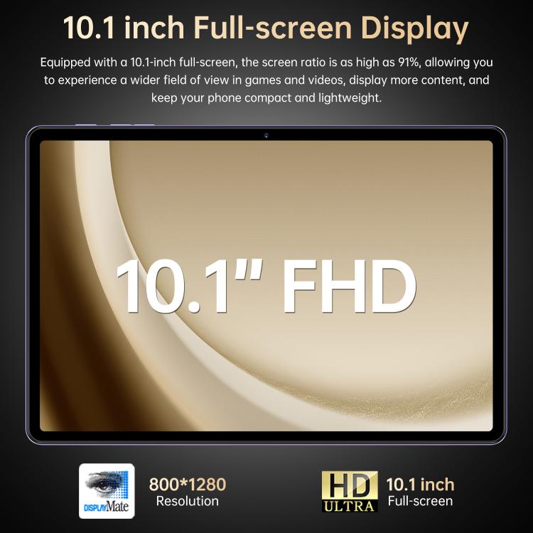 Pad 25 Ultra 10.1 inch 4G LTE Tablet PC, 4GB+32GB, Android 10 MTK6755 Octa Core, UK Plug, UK Plug