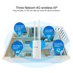 COMFAST CF-E5 300Mbps 4G Outdoor Waterproof Signal Amplifier Wireless Router Repeater WIFI Base Station with 2 Antennas, Asia Pacific Version, CF-E5, Asia Pacific Version