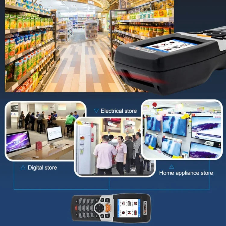 NEWSCAN NS3309 One-dimensional Laser USB + Wireless Barcode Scanner Collector, NS3309L
