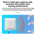 UHF Electronic Tag Identification RFID Reader / Writer 7dbi Antenna Integrated Reader, Style: USB Virtual Port, USB Virtual Port