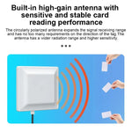 UHF Electronic Tag Identification RFID Reader / Writer 7dbi Antenna Integrated Reader, Style: USB Virtual Port, USB Virtual Port