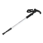 132cm Telescopic Outdoor Three-section Trekking Pole, Silver#132cm