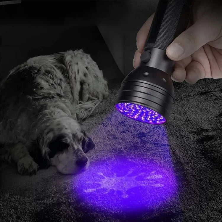51 LEDs 395nm UV LED Flashlight, Support Detect Pet Urine