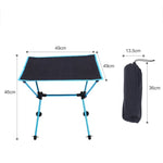 Outdoor Camping Portable Light Folding Table Oxford Cloth Aviation Aluminum Picnic Barbecue Table, Barbecue Table(black), Barbecue Table(orange)