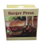 Household Food Grade Aluminum Alloy Kitchen Non-stick Coating Pressure Meat Patty Cake Hamburger Mold with 40 PCS Sided Silicone Papers, 1PC Black Handle