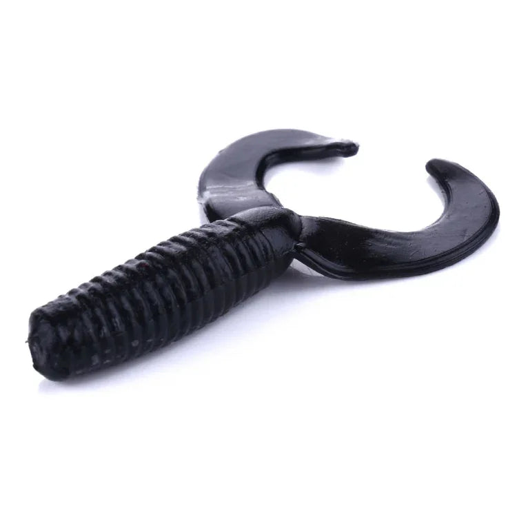HENGJIA SO105 20 PCS 3.5cm/0.9g Double Tailed Bait Soft Bait for Sea Fishing