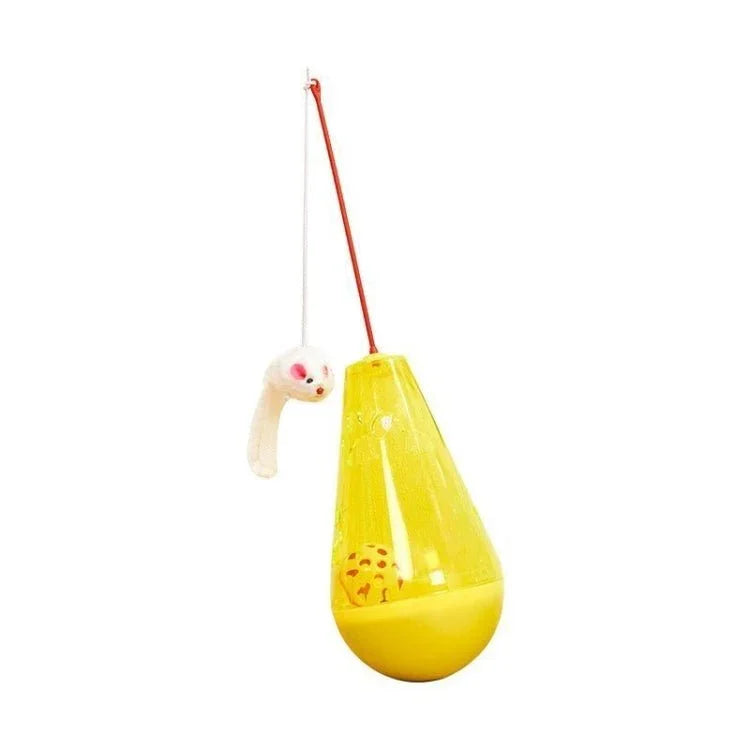 Cat Toy Ball Cat Stick Self - stimulation Boredom Relief Food Leakage Tumbler - Trustpick