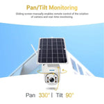 ESCAM QF280 HD 1080P IP66 Waterproof WiFi Solar Panel PT IP Camera without Battery, Support Night Vision / Motion Detection / TF Card / Two Way Audio - Trustpick