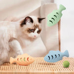 Fish Shape Silicone Cat Toy - Trustpick