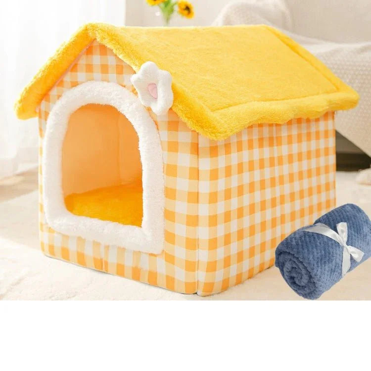 House Type Universal Removable and Washable Pet Dog Cat Bed Pet Supplies - Trustpick