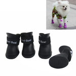 Lovely Pet Dog Shoes Puppy Candy Color Rubber Boots Waterproof Rain Shoes, S, Size: 4.3 x 3.3cm - Trustpick