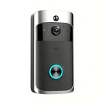 M4 720P Smart WIFI Ultra Low Power Video PIR Visual Doorbell with 3 Battery Slots,Support Mobile Phone Remote Monitoring & Night Vision & 166 Degree Wide - angle Camera Lens - Trustpick