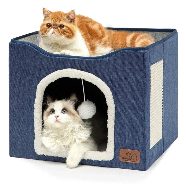 Pet Stool Pet Kennel Indoor Foldable Storage Stool Cat Dog Kennel - Trustpick