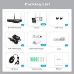 SriHome NVS001 - IPC065 5MP 4 - CH NVR WiFi IP Camera Kit - Trustpick