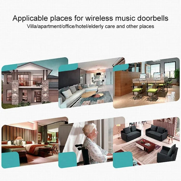 VOYE V001AB Wireless Doorbell with 2 Remote Control - Trustpick